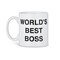The Office "World's Best Boss" Ceramic Coffee Mug | 20 ounces